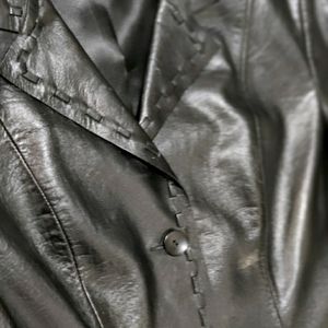 Guy Fulop black leather jacket